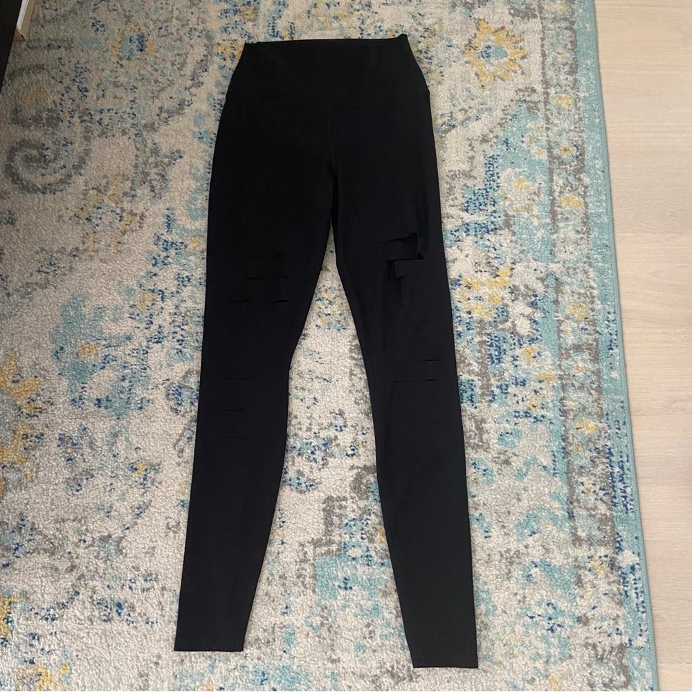 Alo high waist “ripped warrior” leggings